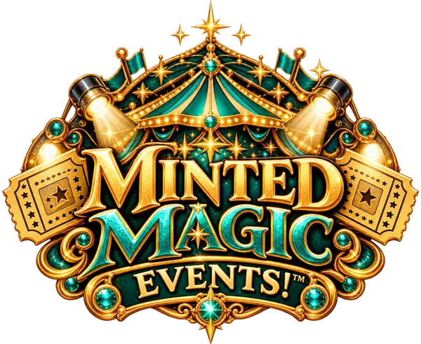 Minted Magic Events emblem